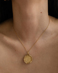 Thumbnail for Gold Vermeil Classic Coin Necklace | Sample