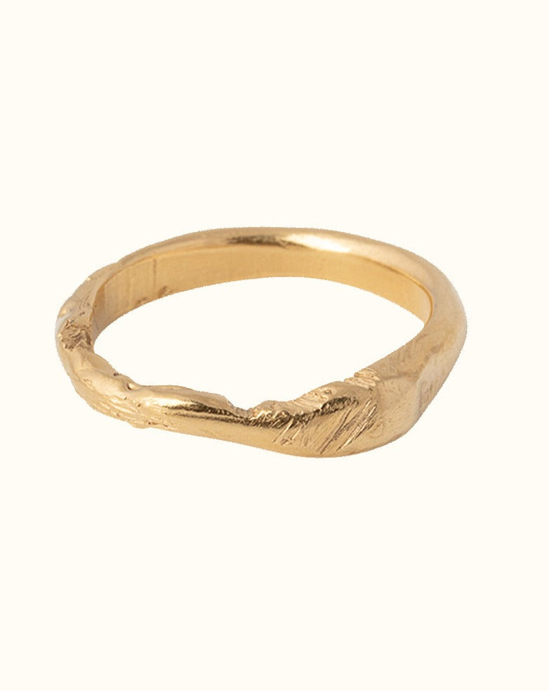 Gold Vermeil Classic Band 01 | Sample